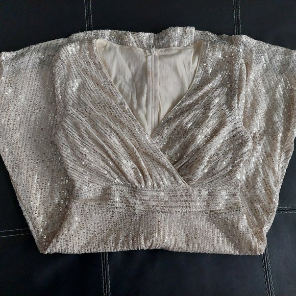 White sequin Shein size small dress - Picture 6 of 6